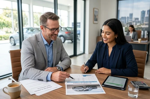 DriveWise advisor with customer